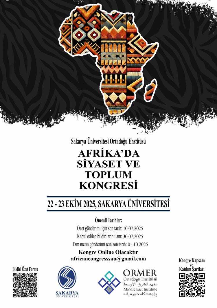 Afrika'da Siyaset ve Toplum Kongresi (22-23 Ekim 2025)